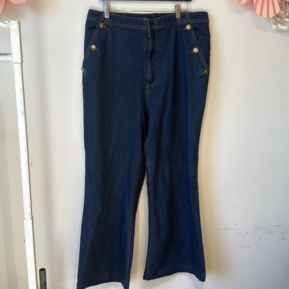 Disney x Macy’s embroidered denim size 14W NWT